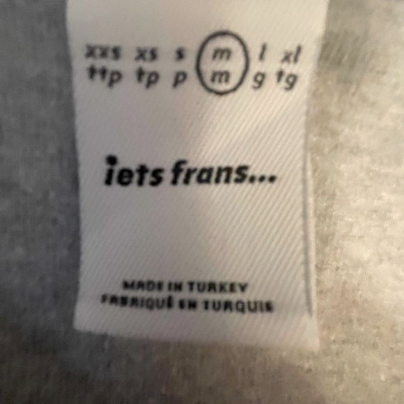 iets frans Zipper Front Hoodie & Sweatpants, Size M, Gray Sweatsuit Tracksuit. - Picture 13 of 15